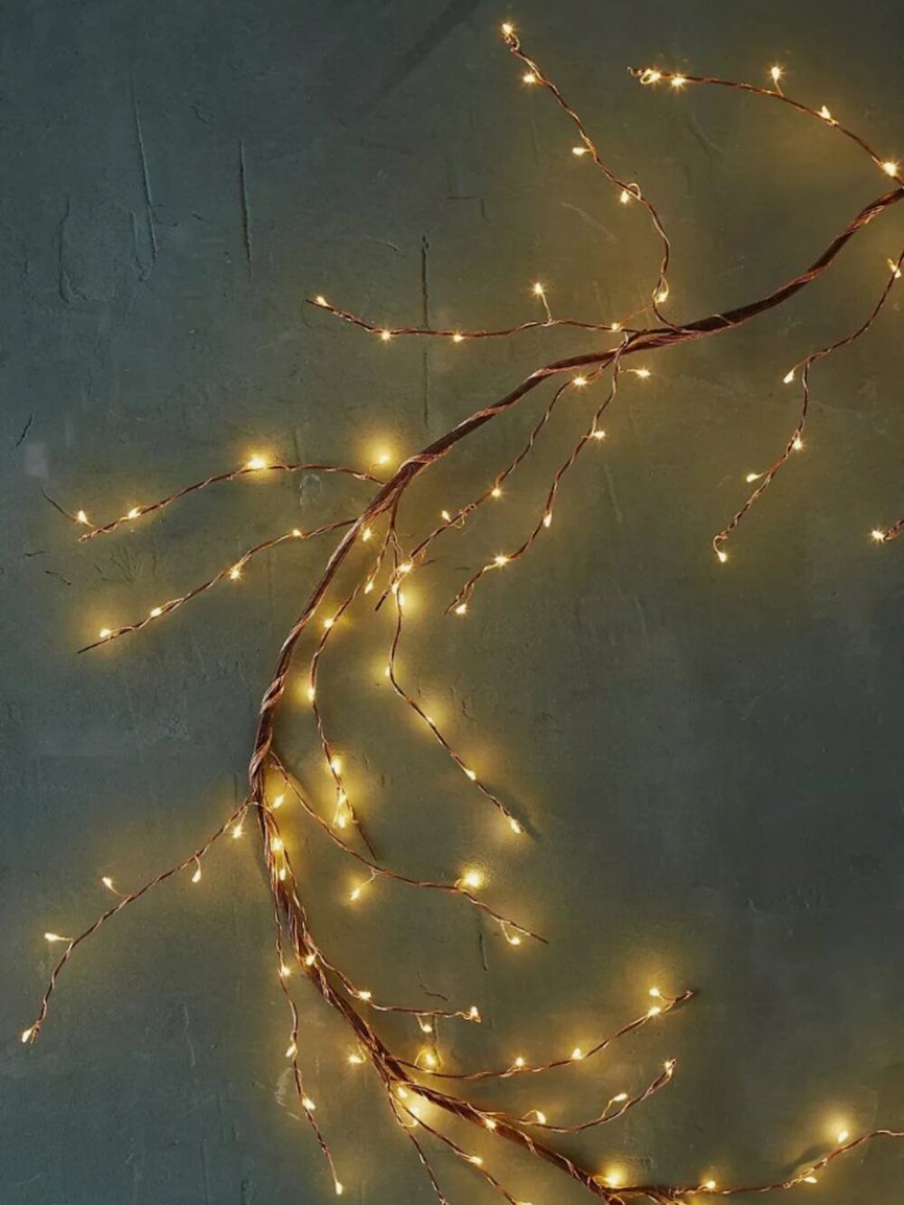 TERRAIN 5' Stargazer Twinkling Copper Twine Branch Light (7 AVAIL)